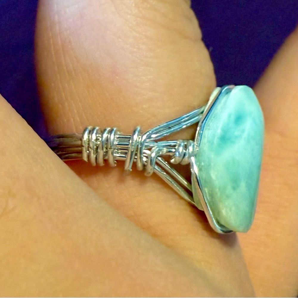 Larimar ring - Picture 4 of 5